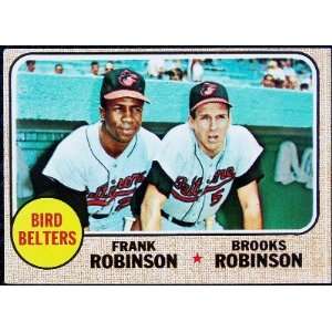   Brooks Robinson Bird Belters 1967 Topps Card #530