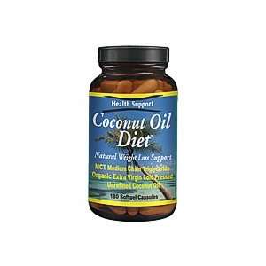   Health Support Coconut Oil Diet 180 Softgels