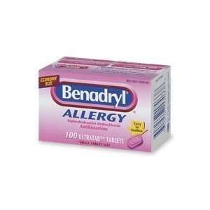  Benadryl Allergy Relief Ultra Tablets   100 Ea Health 