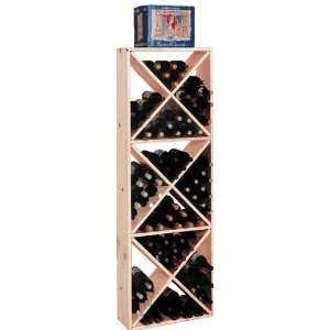  Wine Cellar CPSDC Rustic Pine Solid Diamond Cube Wine Rack 