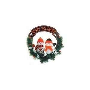   Bengals Happy Holidays Snowman Christmas Wreat