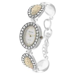  Geneva Womens Platinum Toggle Watch Jewelry