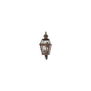 Chart House Pimlico Small Tube Arm Lantern in Natural Copper by Visual 