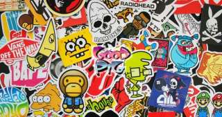 10 OF TOKIDOKI STICKER,RARE  