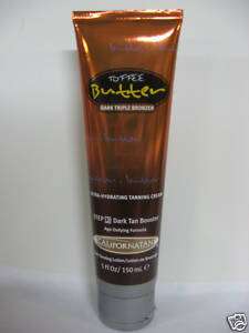 NEW CALIFORNIA TAN TOFFEE BUTTER STEP 2 INDOOR TANNING BED LOTION 