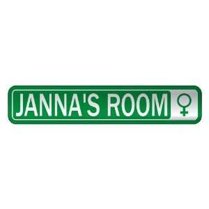   JANNA S ROOM  STREET SIGN NAME