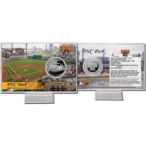 PNC Park Pittsburgh Pirates Silver Plate Coin Card