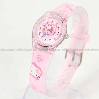 Hello Kitty Cute Wrist Watch Wristwatch Band Pink 28P1  