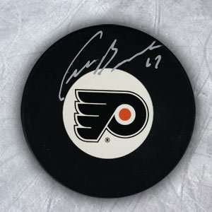  CRAIG BERUBE Philadelphia Flyers SIGNED Hockey PUCK 
