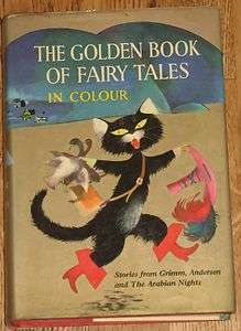 The Golden Book of Fairy Tales in Colour Childrens Story Book 