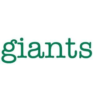 giants Giant Word Wall Sticker 