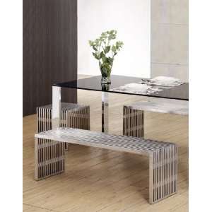  Stainless Steel Dining Lounge Bench