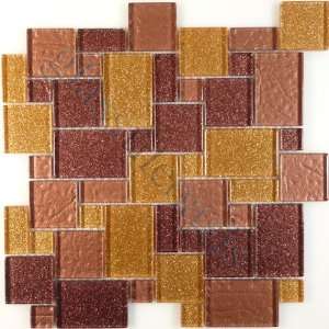 Cinnamon Mini Versailles Unique Shapes Brown Crystile Blends Glossy 