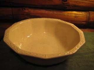 Vintage Large White Speckled McCoy Pottery Bowl #7517  