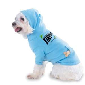   TIRED TEACHER Hooded (Hoody) T Shirt with pocket for your Dog or Cat