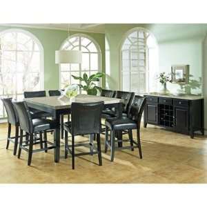   Counter Height Dining Table Set in Multi Step Black Furniture & Decor