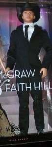 2011 NEW TIM MCGRAW & FAITH HILL BARBIE KEN GIFTSET Country Singers 