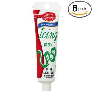 Betty Crocker Decorating Icing Foliage Green, 4.25 Ounce (Pack of 6)
