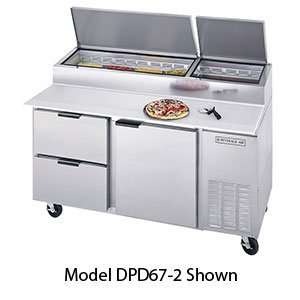  Beverage Air (Bev Air) DPD93 2 Two Door, Two Drawer Pizza 