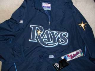 Tampa Bay RAYS MLB AUTHENTIC MAJESTIC JACKET M NWT  
