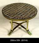Mid Century Modern Ceramic Tile Top Coffee Table(6114)r.