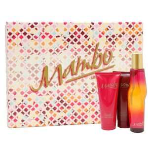  MAMBO Perfume. 3 PC. GIFT SET ( EAU DE PARFUM SPRAY 3.4 