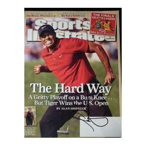  Signed Woods, Tiger Sports Illustrated (6/23/08) Sports 
