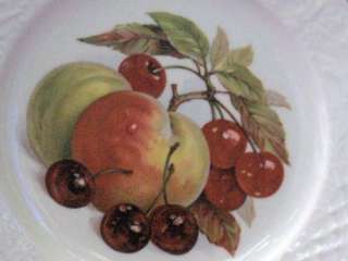 Bavaria E&R Golden Crown Plate Peach Cherry Harvest 47  