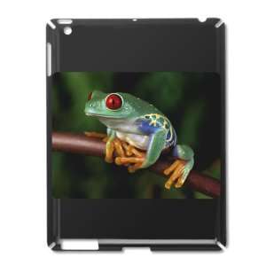  iPad 2 Case Black of Red Eyed Tree Frog 