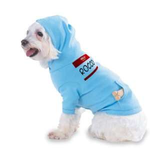  HELLO my name is ROCCO Hooded (Hoody) T Shirt with pocket 