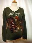   Brand New Latest Style MT FIJI Green Asian Tiger Dragon Top Large NWT
