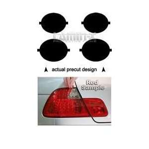 Smart Fortwo 2008 2009 2010 2011 Tail Light Vinyl Film Covers ( RED 