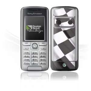  Design Skins for Sony Ericsson K320i   Race Flag Design 