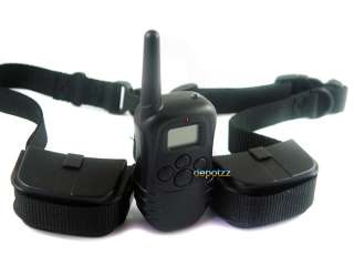 LCD Remote Training Collar Shock & Vibration For 2 Dog  