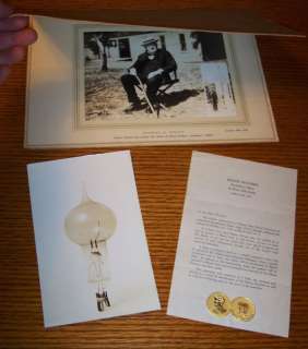 RARE 1931 LOT Thomas Edison Pioneers Jubilee Photos etc  