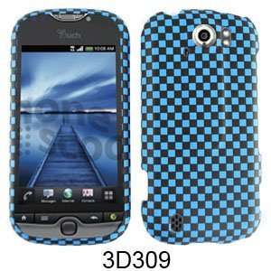 RUBBER COATED HARD CASE FOR HTC DOUBLESHOT / MYTOUCH 4G SLIDE TEXTURED 