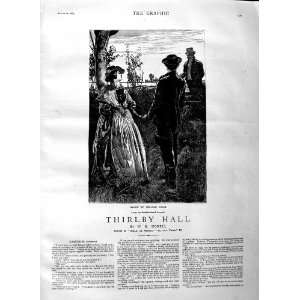 1883 ILLUSTRATION STORY THIRLBY HALL ROMANCE NORRIS