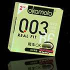 6x Real OKAMOTO Japan 003 Aloe thinnest condoms latex JK010