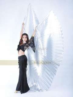 Belly Dance Costume Shining Opening Isis Wings S43  