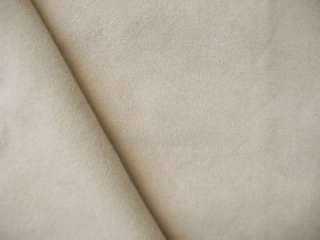 BEAUTIFUL Creme Ultra Suede Remnant  