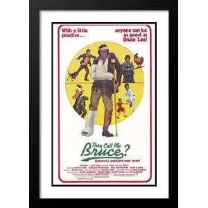 They Call Me Bruce 20x26 Framed and Double Matted Movie Poster   Style 