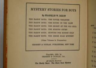 DIXON Hardy BoysThe Shore Road Mystery1933A 10  