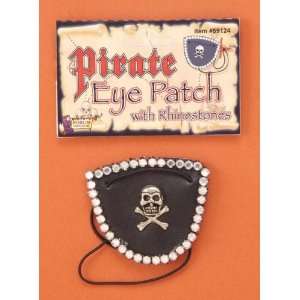  Leather Skull Eye Patch Case Pack 3