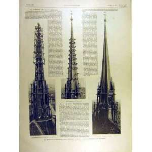  1896 Cathedral Saint Benigne Dijon Tower Moscow Fete