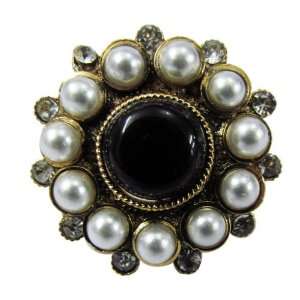  Iba Indian Traditional Designer Kundan Adjustable Ring 
