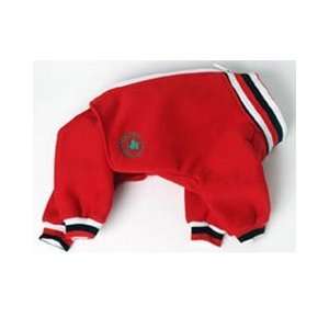  Cozy Sweat Suit for Dogs with Zipper Closure (XXLarge, Red 
