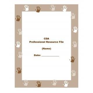     The CDA Prep Binder  Handprint Cover Design