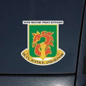  Army 504th Military Police Battalion 3 DECAL Automotive