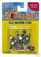 50 Original Bedazzler Flat Diamond Studs Size #60 NIP  
