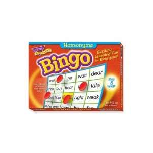  TEP6132   Homonyms Bingo Game, 3 36 Players, 36 Cards/Mats 